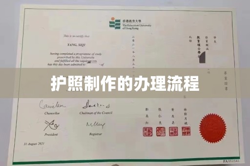 暖暖护照制作的办理流程