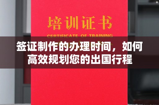 暖暖签证制作的办理时间，如何高效规划您的出国行程