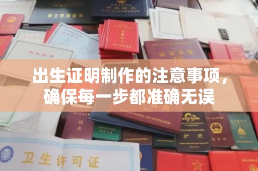 暖暖出生证明制作的注意事项，确保每一步都准确无误