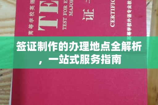 暖暖签证制作的办理地点全解析，一站式服务指南
