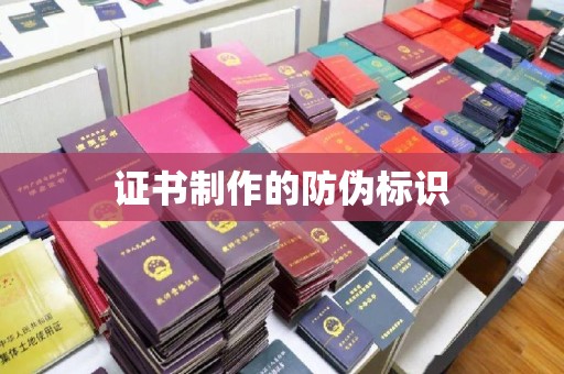 暖暖证书制作的防伪标识