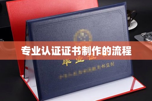 暖暖专业认证证书制作的流程