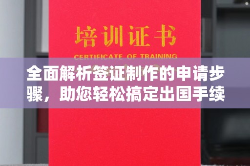 暖暖全面解析签证制作的申请步骤，助您轻松搞定出国手续