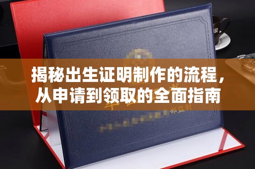 暖暖揭秘出生证明制作的流程，从申请到领取的全面指南